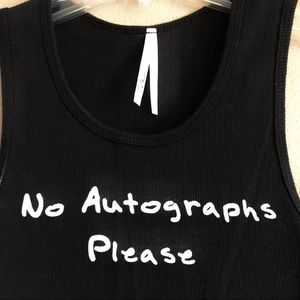 Celle No Autographs Please Tank